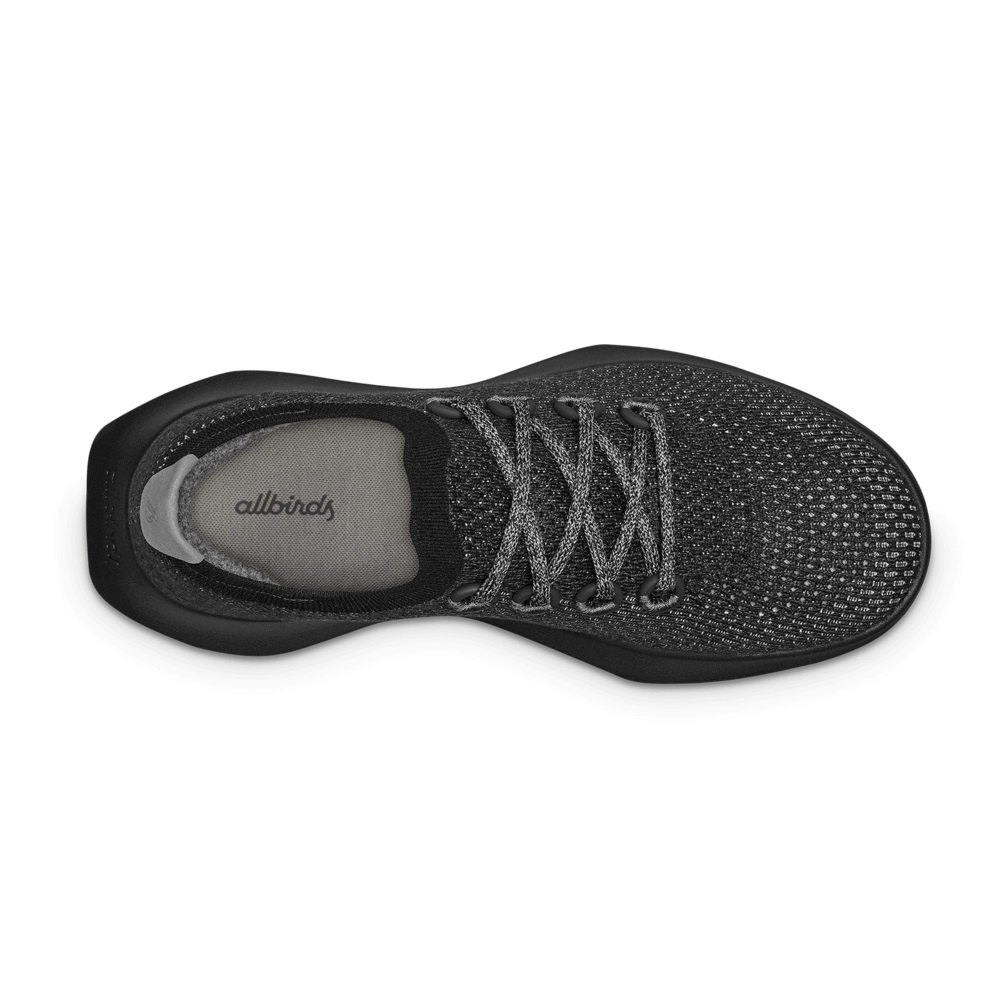 Allbirds Men\'s Tree Dashers - Running Shoes Black - OHM875309